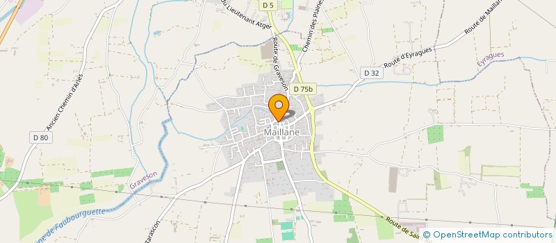localisation de l'entreprise MONSIEUR ROMAIN ROCHETTE  MAILLANE