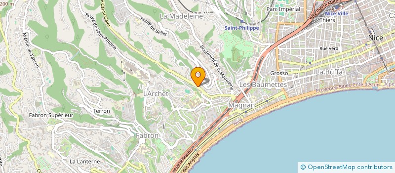 localisation de l'entreprise MONSIEUR ROMAIN ROCOURT à NICE