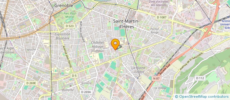localisation de l'entreprise MONSIEUR ROMAIN RODRIGUES  GRENOBLE