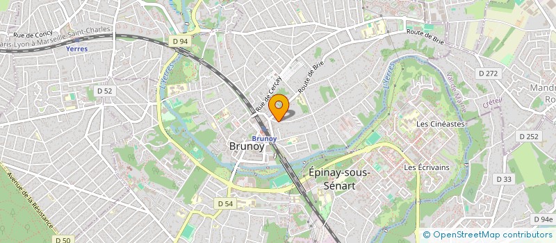 localisation de l'entreprise MONSIEUR ROMAIN RODRIGUEZ à BRUNOY