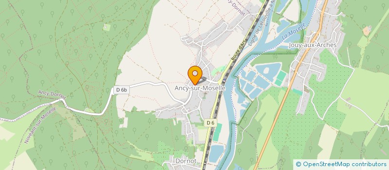 localisation de l'entreprise MONSIEUR ROMAIN ROGER KELLER  JOUY-AUX-ARCHES