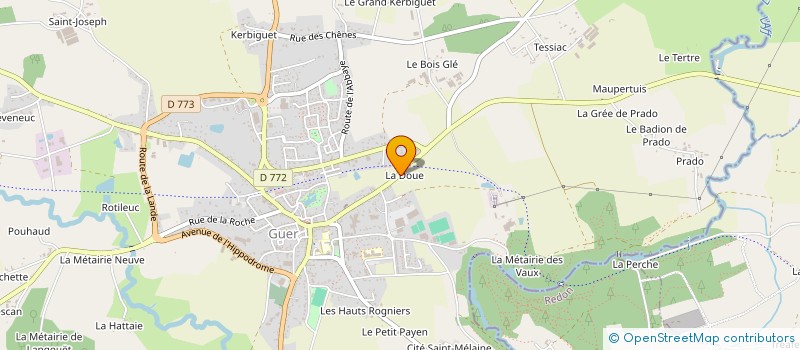 localisation de l'entreprise MONSIEUR ROMAIN ROLLAND  GUER