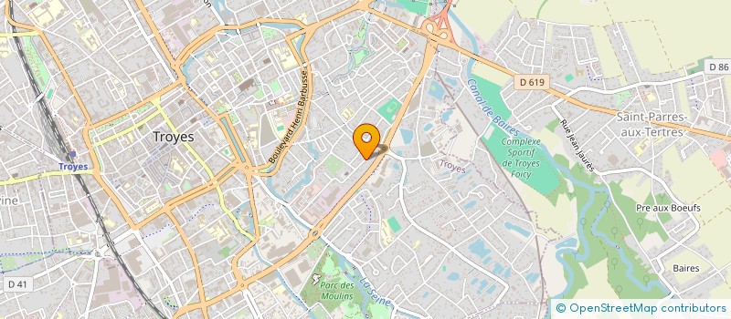 localisation de l'entreprise MONSIEUR ROMAIN ROMAIN MARTINEAU à TROYES