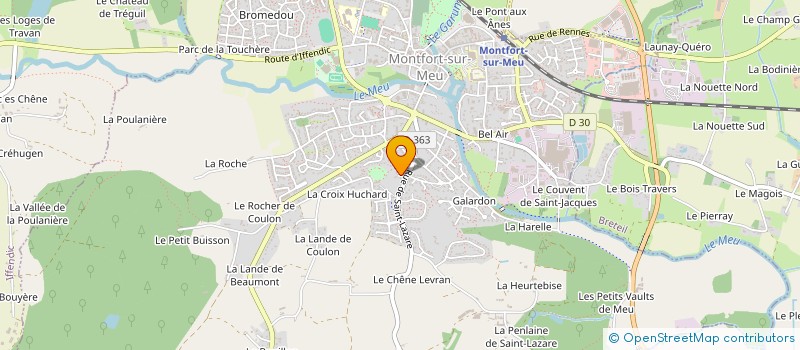 localisation de l'entreprise MONSIEUR ROMAIN RONFLETTE  MONTFORT-SUR-MEU