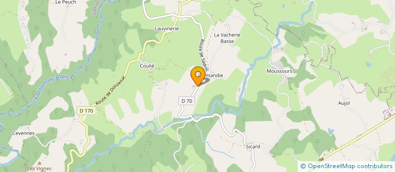 localisation de l'entreprise MONSIEUR ROMAIN ROQUES  SAINTE-FEREOLE