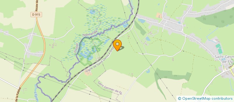 localisation de l'entreprise MONSIEUR ROMAIN ROSCOUET  SAINT-GERMER-DE-FLY