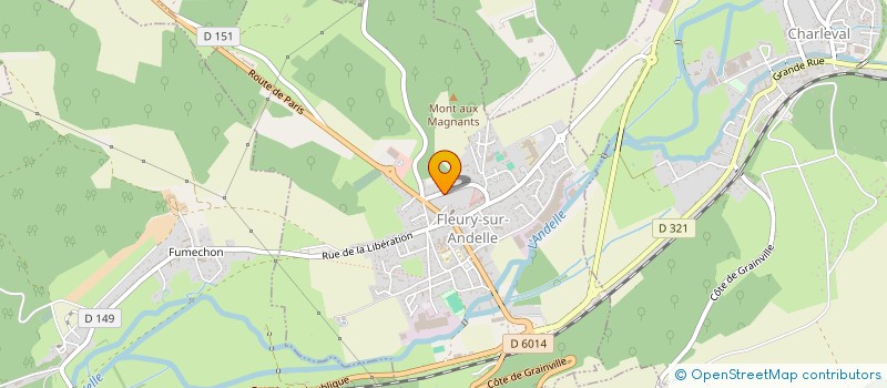 localisation de l'entreprise MONSIEUR ROMAIN ROSSET  FLEURY-SUR-ANDELLE