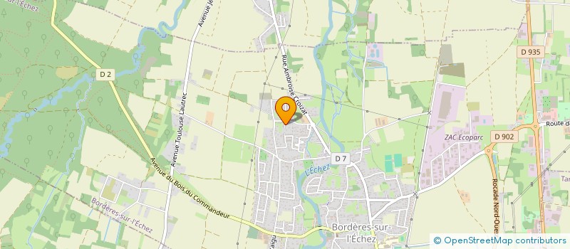 localisation de l'entreprise MONSIEUR ROMAIN ROSSETTI  BORDERES-SUR-L'ECHEZ