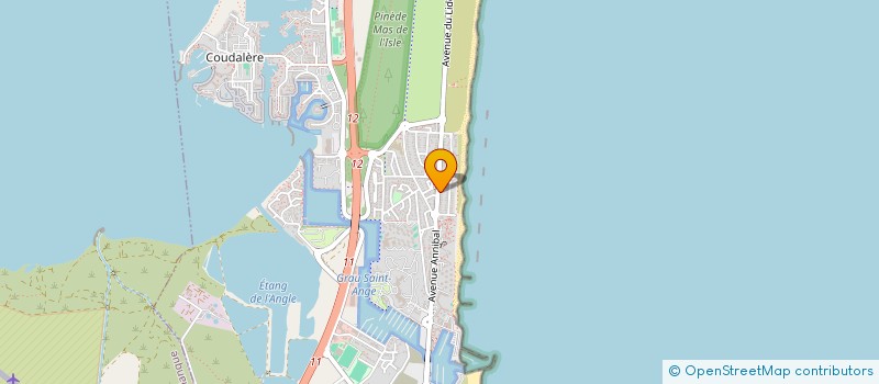 localisation de l'entreprise MONSIEUR ROMAIN ROUANE  LE BARCARES