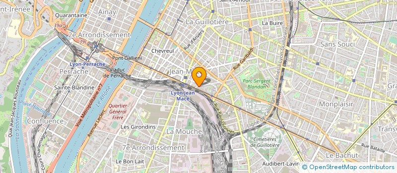 localisation de l'entreprise MONSIEUR ROMAIN ROUANET  LYON