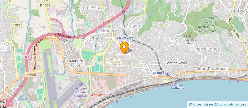 localisation de l'entreprise MONSIEUR ROMAIN ROUBEYRIE  CANNES