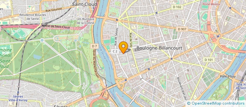 localisation de l'entreprise MONSIEUR ROMAIN ROUFFIAC à BOULOGNE-BILLANCOURT