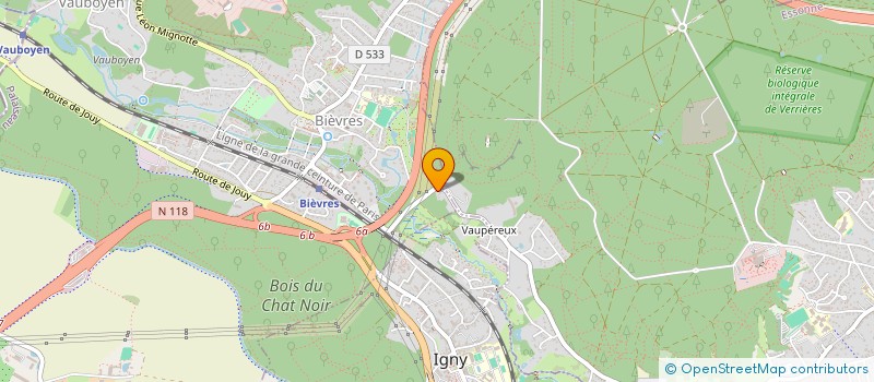 localisation de l'entreprise MONSIEUR ROMAIN ROUGE  BIEVRES