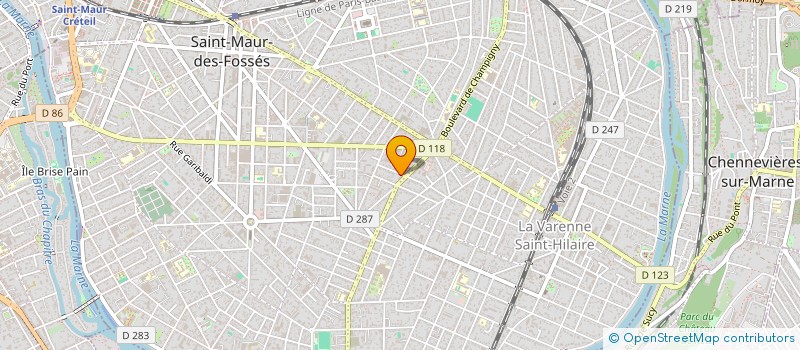 localisation de l'entreprise MONSIEUR ROMAIN ROUGES à SAINT-MAUR-DES-FOSSES