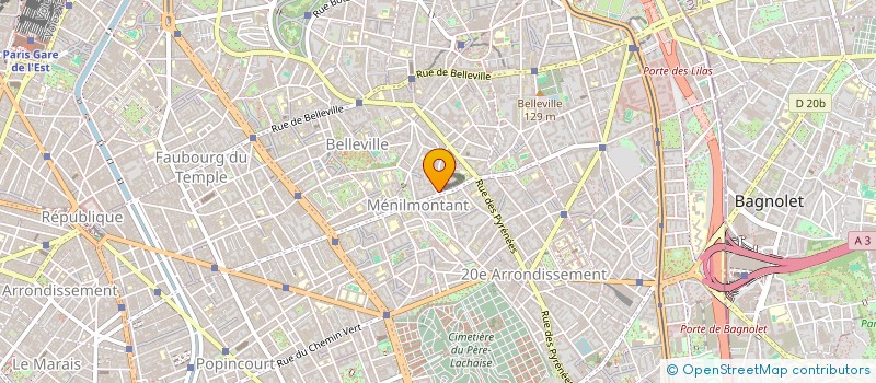 localisation de l'entreprise MONSIEUR ROMAIN ROUGET  PARIS