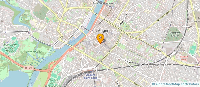 localisation de l'entreprise MONSIEUR ROMAIN ROUGIER à ANGERS