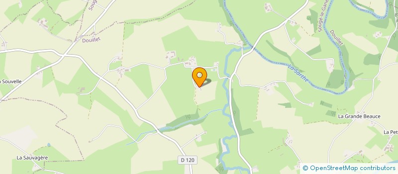 localisation de l'entreprise MONSIEUR ROMAIN ROUSSEAU  DOUILLET LE JOLY