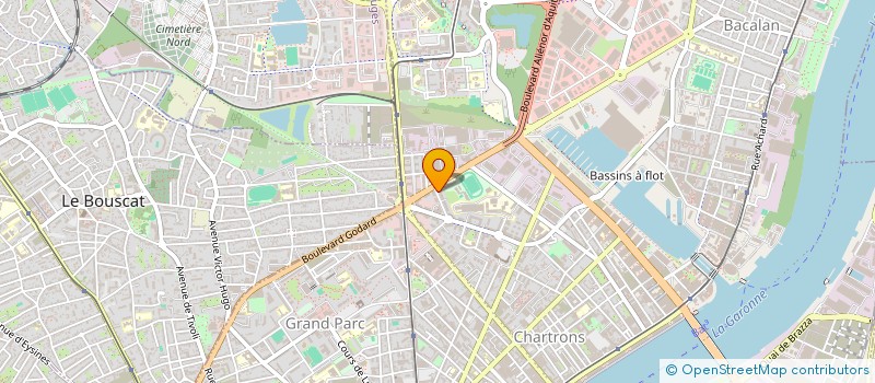 localisation de l'entreprise MONSIEUR ROMAIN ROUSSEAU  BORDEAUX