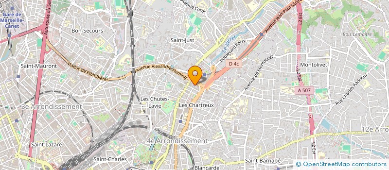 localisation de l'entreprise MONSIEUR ROMAIN ROUSSEL à MARSEILLE
