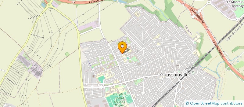 localisation de l'entreprise MONSIEUR ROMAIN ROUTIER  GOUSSAINVILLE