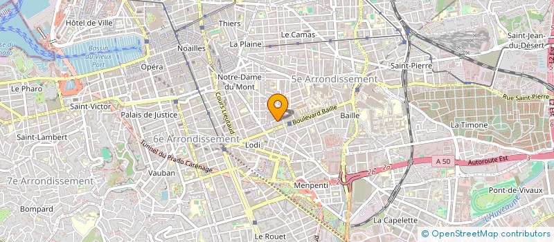 localisation de l'entreprise MONSIEUR ROMAIN ROUXEAU DE L ECOTAIS à MARSEILLE