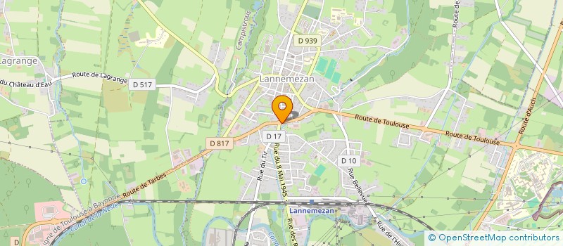 localisation de l'entreprise MONSIEUR ROMAIN ROUY  LANNEMEZAN