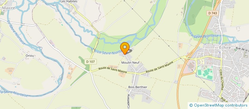 localisation de l'entreprise MONSIEUR ROMAIN ROY  ECHIRE