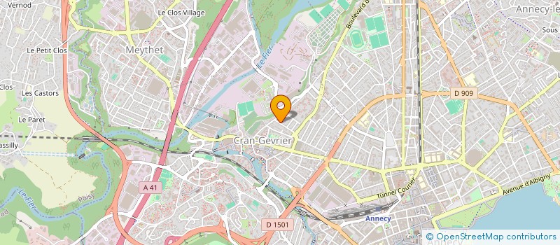 localisation de l'entreprise MONSIEUR ROMAIN RUBIN à ANNECY