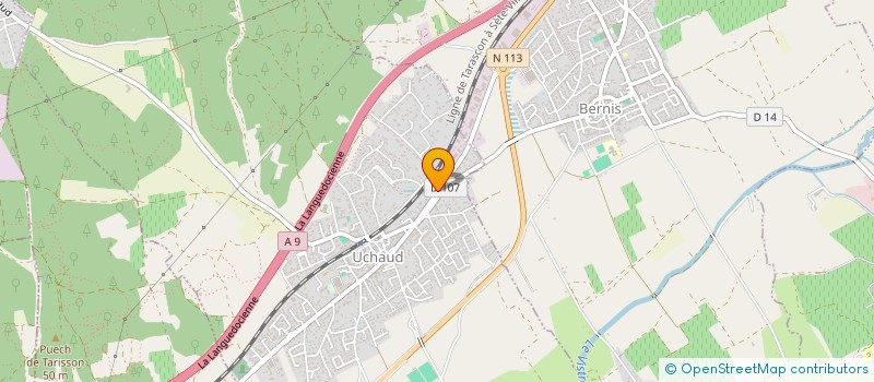 localisation de l'entreprise MONSIEUR ROMAIN RUEDAS  AIMARGUES