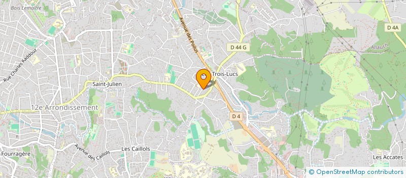 localisation de l'entreprise MONSIEUR ROMAIN RUGGIERO  MARSEILLE