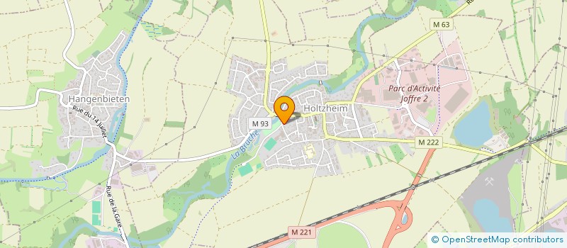localisation de l'entreprise MONSIEUR ROMAIN RUOCCO  HOLTZHEIM