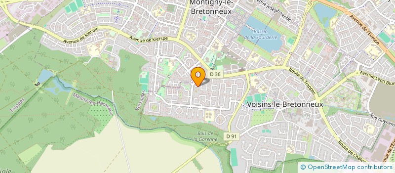 localisation de l'entreprise MONSIEUR ROMAIN RUSPINI  VOISINS-LE-BRETONNEUX