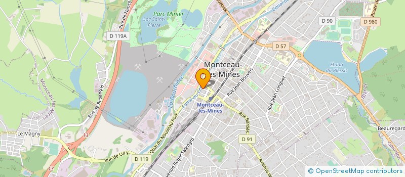 localisation de l'entreprise MONSIEUR ROMAIN RYBARCZYK  MONTCEAU-LES-MINES