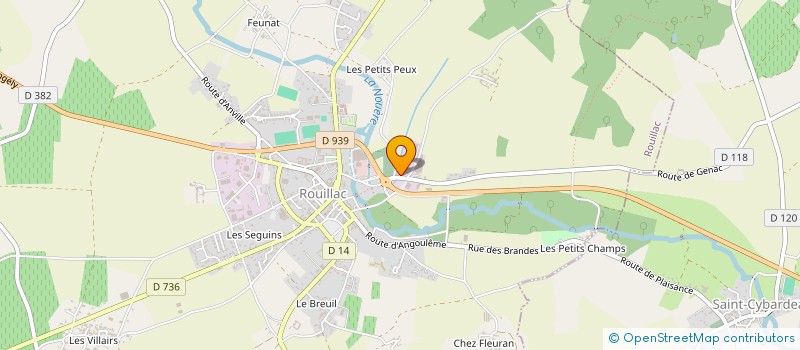 localisation de l'entreprise MONSIEUR ROMAIN SABATIER à GENAC-BIGNAC