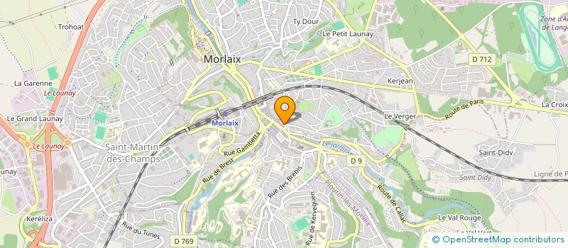 localisation de l'entreprise MONSIEUR ROMAIN SAHNER à MORLAIX