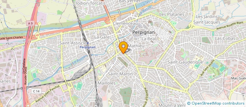 localisation de l'entreprise MONSIEUR ROMAIN SAID  PERPIGNAN