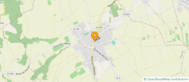 localisation de l'entreprise MONSIEUR ROMAIN SAINT JOANIS  PLAUZAT