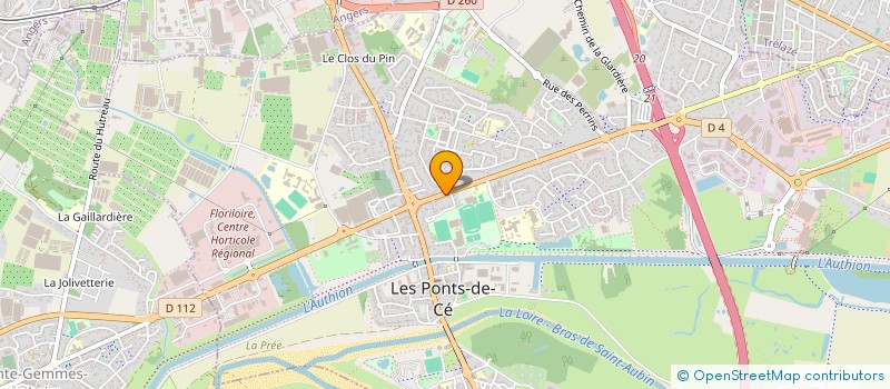localisation de l'entreprise MONSIEUR ROMAIN SAINT-VAL  LES PONTS-DE-CE