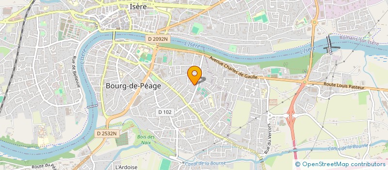 localisation de l'entreprise MONSIEUR ROMAIN SAIX  BOURG-DE-PEAGE