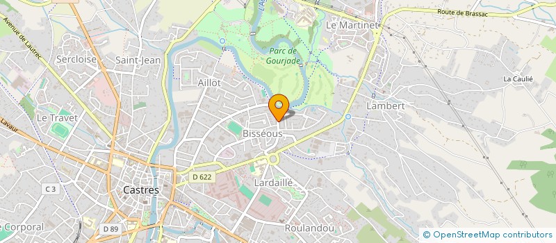 localisation de l'entreprise MONSIEUR ROMAIN SAMISSI  CASTRES