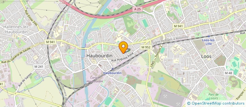 localisation de l'entreprise MONSIEUR ROMAIN SANSANO  HAUBOURDIN