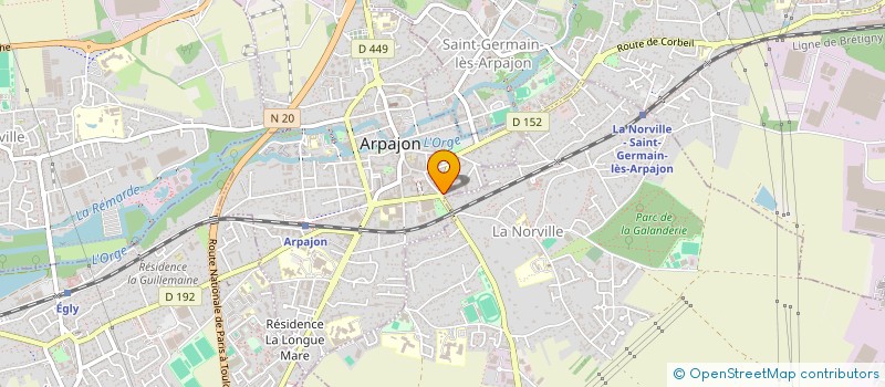 localisation de l'entreprise MONSIEUR ROMAIN SANTOUL à ARPAJON