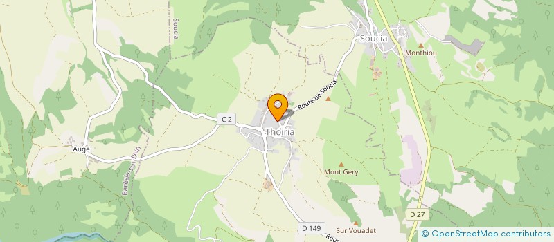 localisation de l'entreprise MONSIEUR ROMAIN SASSARD  THOIRIA