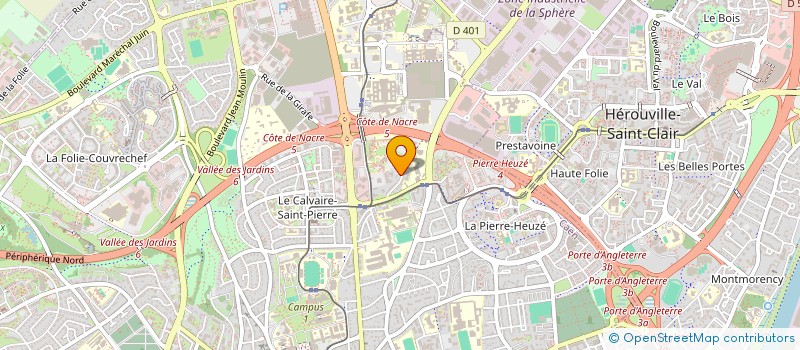 localisation de l'entreprise MONSIEUR ROMAIN SAUNER à CAEN