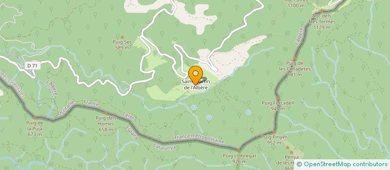 localisation de l'entreprise MONSIEUR ROMAIN SAUNIERES  L'ALBERE