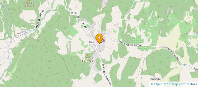 localisation de l'entreprise MONSIEUR ROMAIN SAUREL  MONTJOYER