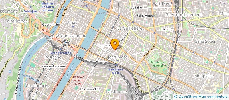 localisation de l'entreprise MONSIEUR ROMAIN SAURET  LYON