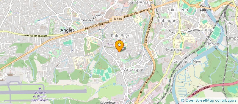 localisation de l'entreprise MONSIEUR ROMAIN SAUTIER  ANGLET