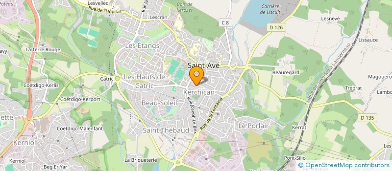 localisation de l'entreprise MONSIEUR ROMAIN SAVI  BRANDIVY