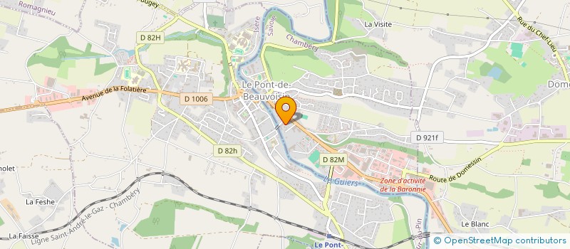 localisation de l'entreprise MONSIEUR ROMAIN SAVOYE  LE PONT-DE-BEAUVOISIN